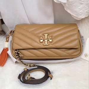 Tory Burch Kira Flap Tassle Shoulder Bag